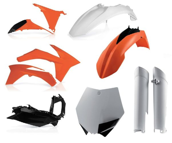 Acerbis Plastik Kit Full Komplett Passend F R Ktm Sx Replik Off