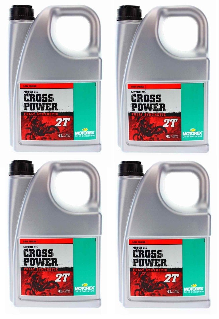 Set 4x 4L Motorex Cross Power 2T 4L Mischöl Motocross 