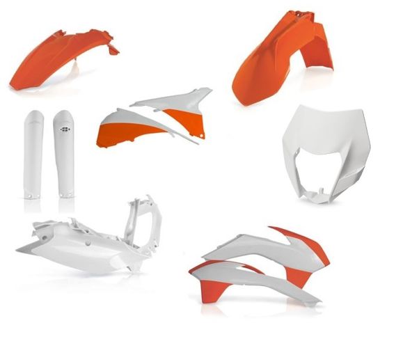 Acerbis Plastik Kit Verkleidung passend für KTM EXC 125 250 300 350 450 520 2016
