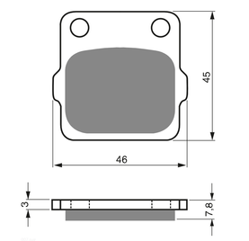 KH84 Brake pads GOLDfren 007