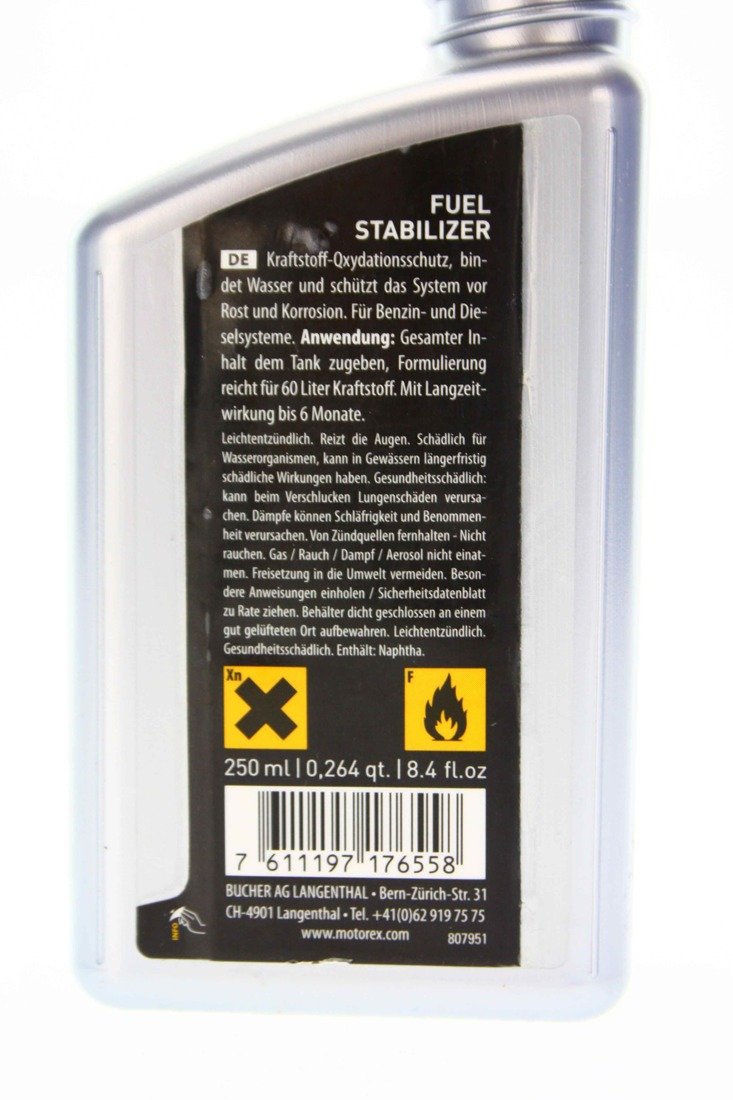 Stabilisateur carburant Motorex Fuel Stabilizer (250ml)