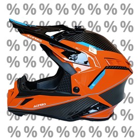 Acerbis Helm Steel Carbon 2206 Cross Enduro Quad mit ästhetischem Defekt XXL