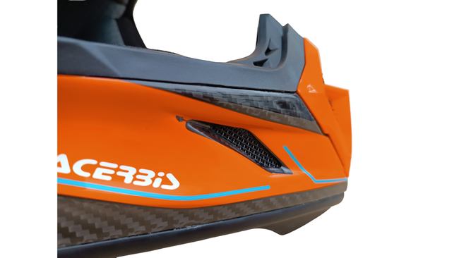 Acerbis Helm Steel Carbon 2206 Cross Enduro Quad mit ästhetischem Defekt M