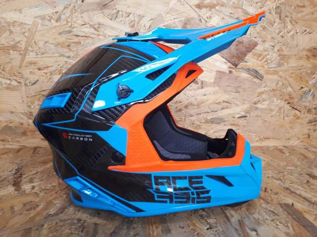 Acerbis Helm Steel Carbon Cross Enduro Quad mit ästhetischem Defekt S