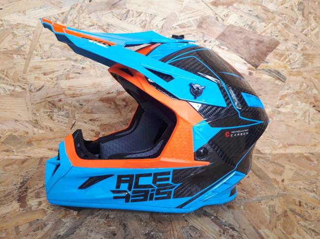 Acerbis Helm Steel Carbon Cross Enduro Quad mit ästhetischem Defekt S