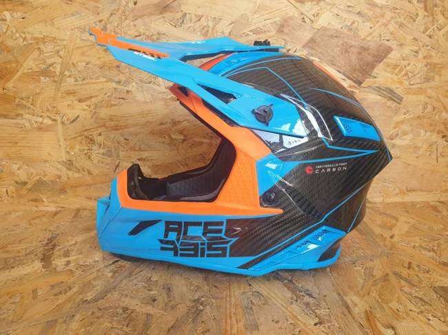 Acerbis Helm Steel Carbon Cross Enduro Quad mit ästhetischem Defekt S