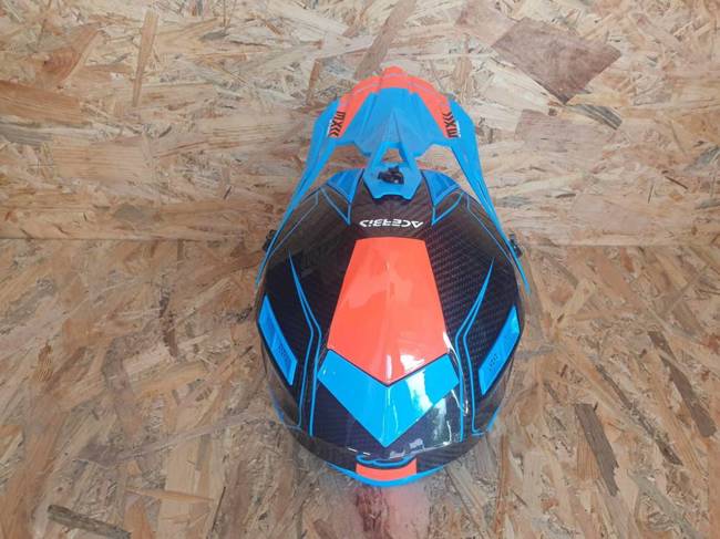 Acerbis Helm Steel Carbon Cross Enduro Quad mit ästhetischem Defekt S