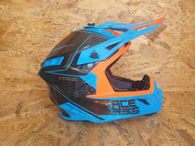 Acerbis Helm Steel Carbon Cross Enduro Quad mit ästhetischem Defekt S