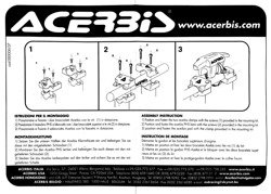 Aluminium Lenker Acerbis 28mm + Adapter von 22mm Schlussverkauf Fahrrad Motorrad