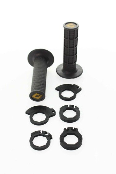 ODI Griffe HALF-WAFFLE V2 Lock-On Grip Satz für 2T und 4T Motorrad Enduro / MX