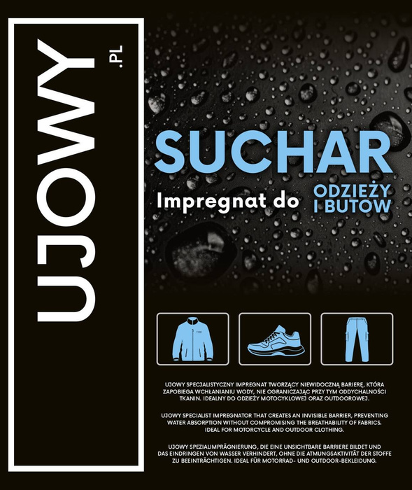 SUCHAR UJOWY IMPREGNATOR FOR MOTORCYCLE AND OUTDOOR CLOTHING 400ML