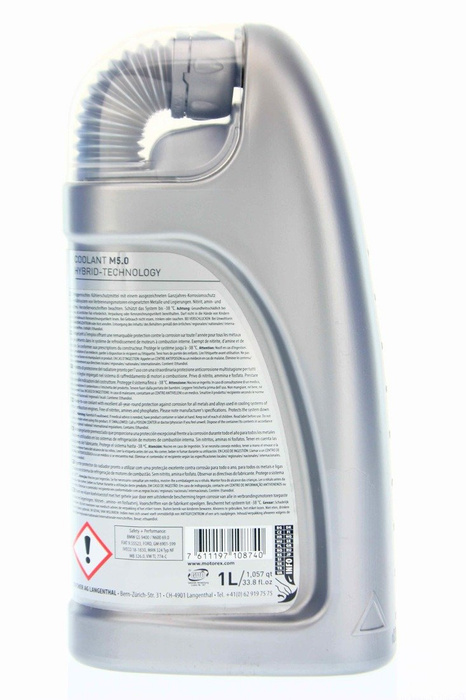 Motorex Coolant M5.0 ready to use / 1L