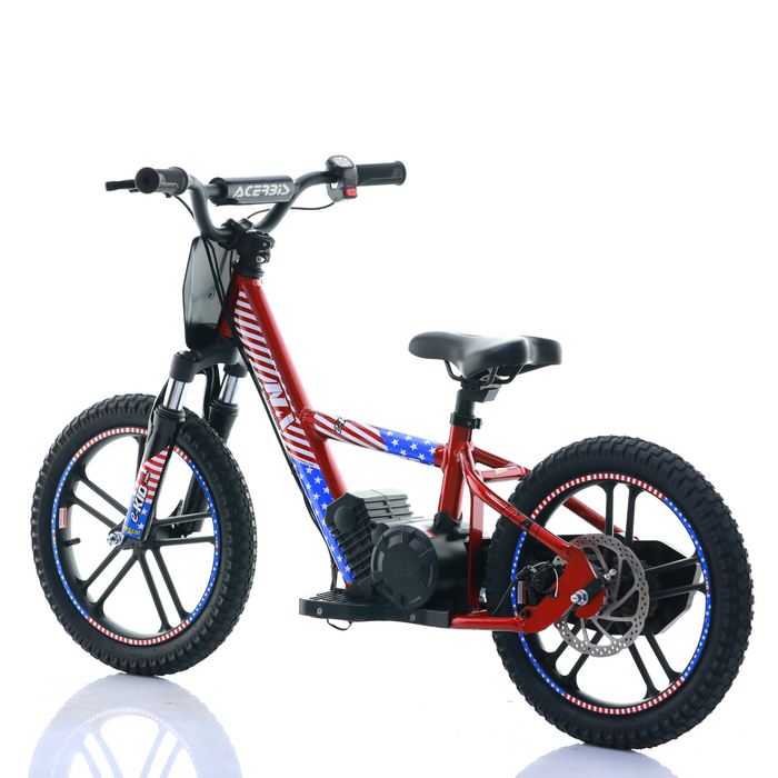 NAI e-KID 16 PRO elektrisches Laufrad für Kinder, 16" Räder mit E-ABS