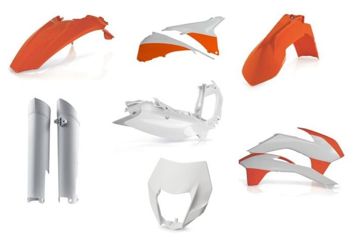 Acerbis Plastik Kit FULL Komplett passend für KTM EXC; 2014 - 2015