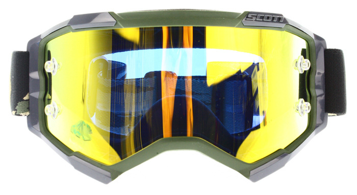 Brille Scott Fury gelb und grau Motocross Enduro Downhill NEU 2020
