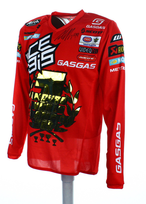 Das neue originale Shirt, kommt aus Überproduktion von Andrea Verona mit Autogramm GASGAS