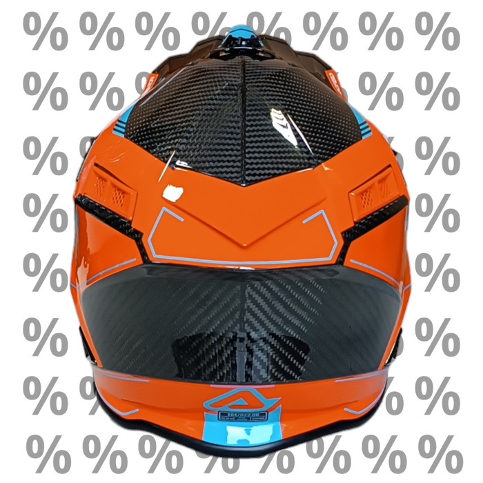 Acerbis Helm Steel Carbon 2206 Cross Enduro Quad mit ästhetischem Defekt XS