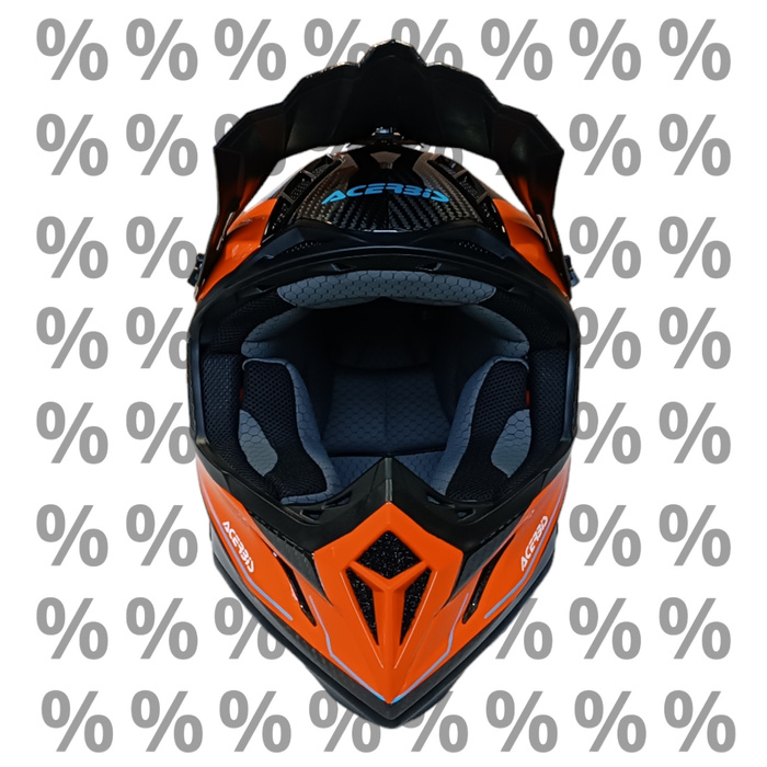 Acerbis Helm Steel Carbon 2206 Cross Enduro Quad mit ästhetischem Defekt XS
