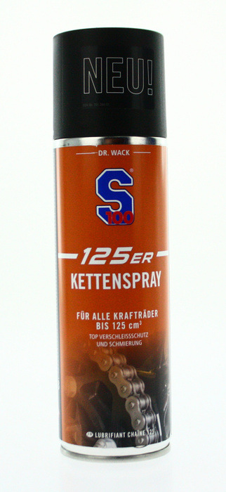 S100 125er Kettenspray - NEU! 300ml Dr.Wack Motorrad Pflegemittel Kettenreiniger