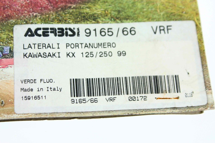 New Seitenteile Side panels year prod.1998 Kawasaki KX 125-250 1999 Vintage