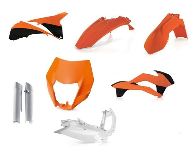 Acerbis Plastik Kit Satz BIG FULL Komplett passend für KTM EXC 2014 – 2015
