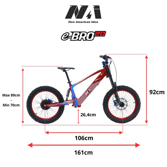 NAI e-BRO 20 Elektromotorrad Modell 2025