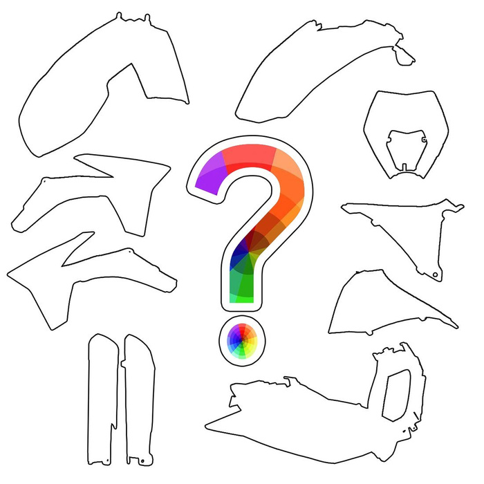 Acerbis Plastik Kit FULL Komplett passend für KTM EXC; 2012 – 2013