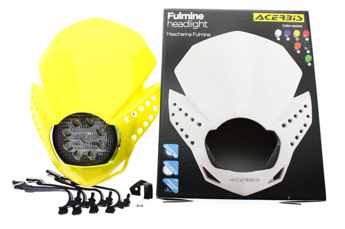 Acerbis Motorrad Scheinwerfer LED 2430 lm / 50000h Fulmine Headlight Enduro 