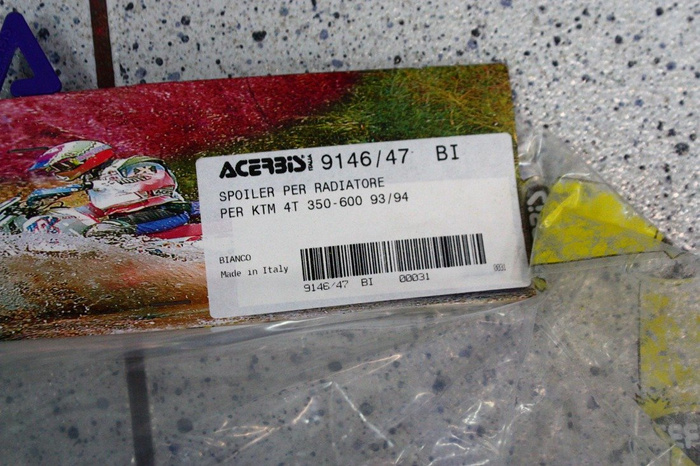 NEW Acerbis Plastik kit passend für KTM 93-95 EXC EGS year of prod. 1996 original VINTAGE