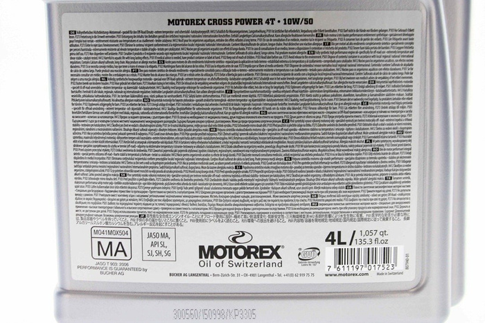 Motorex Cross Power 4T 10W50 4L
