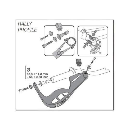 Acerbis Handprotektoren RALLY PROFILE Motorrad motocross enduro