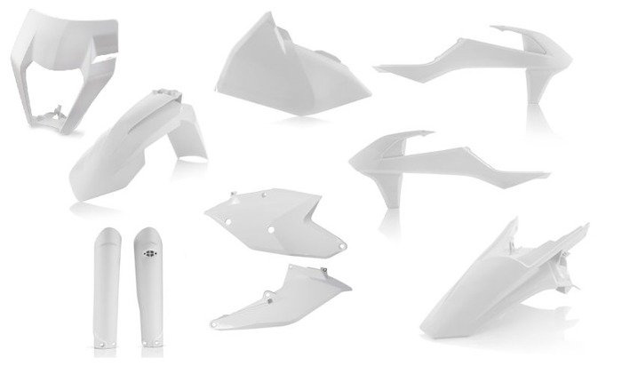 Acerbis Plastik Kit FULL Satz Komplett passend für KTM EXC 2017, 2018, 2019