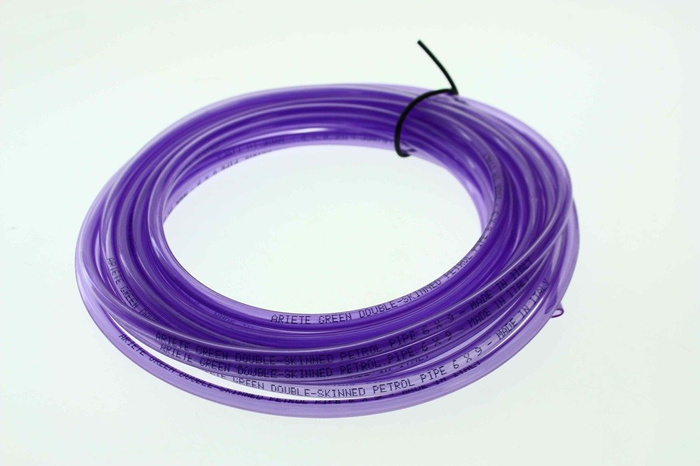 Ariete Kraftstoffleitung Violett Turbo Bleifrei  6 X 9mm 10m Made in Italy