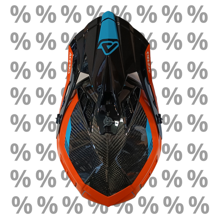 Acerbis Helm Steel Carbon 2206 Cross Enduro Quad mit ästhetischem Defekt XS