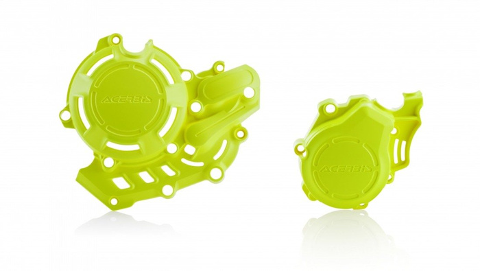 SALE Acerbis Seitliche Motorabdeckungen X-Power passend für KTM 450 SXF EXC / Husqvarna 450 TE FE