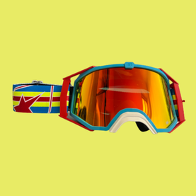 Ariete 8K TOP FLUO Enduro Motocross MTB-Brille kompatibel mit Korrektionsbrillen