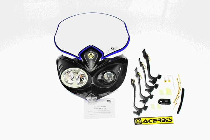 RAUSVERKAUF Acerbis Scheinwefer CYCLOPE Headlamp Motorbike Motorrad Enduro Streetfighter TÜV