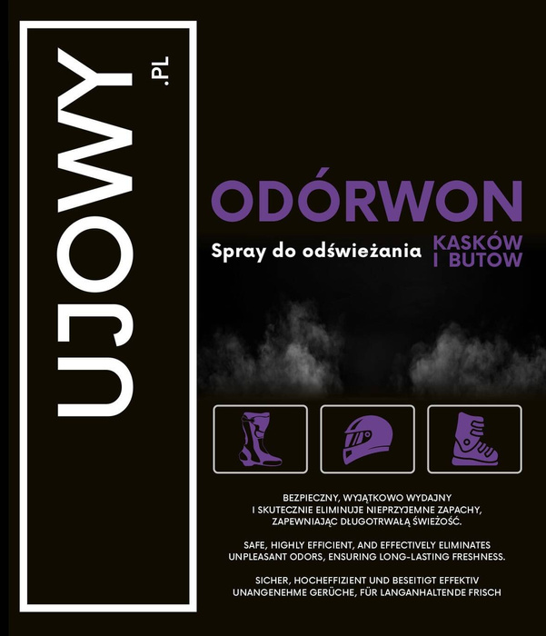 ODÓRWON 400ml UJOWY SPRAY FOR FRESHENING HELMETS AND BOOTS 