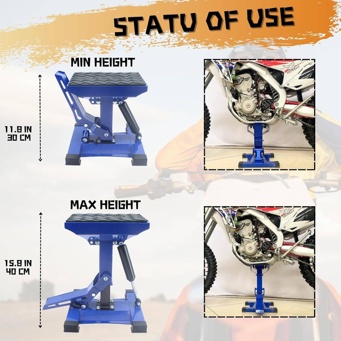 POLARBEAR bike Stand up to 725kg Motocross Dirt Bike