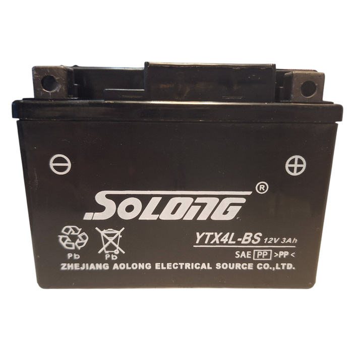 EGL EXP 110/150 battery YTX4L-BS 12V 3Ah