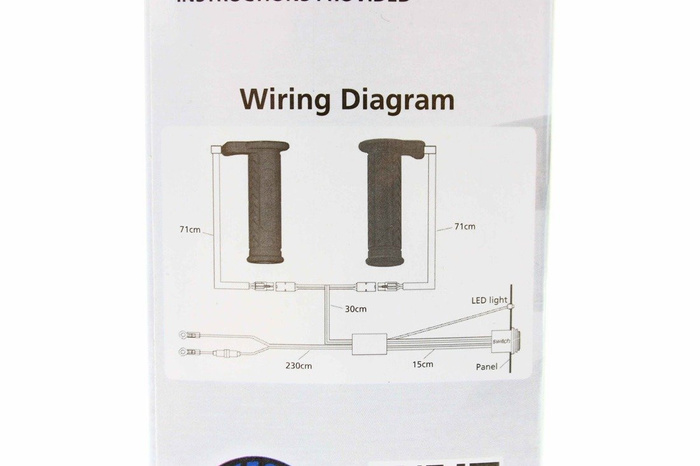 Heizgriffe Oxford OF772 Roller Scooter Essential Moped Hot grips BEHEIZTE GRIFFE Heated grips