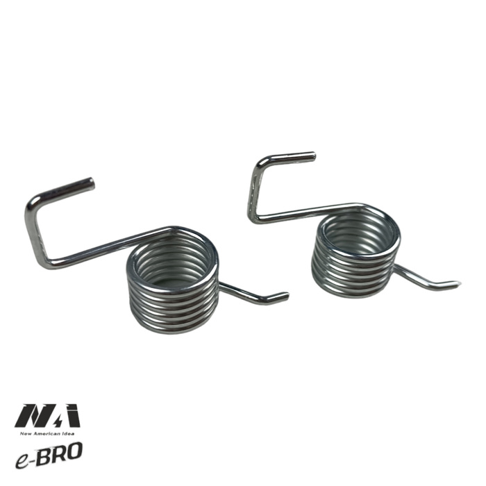 13. NAI footrest right + spring + screw e-BRO