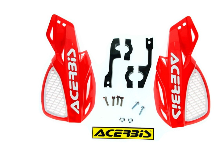 RAUSVERKAUF Acerbis Handprotectoren MX UNIKO VENTED Motocross Paar inkl Anbaukit