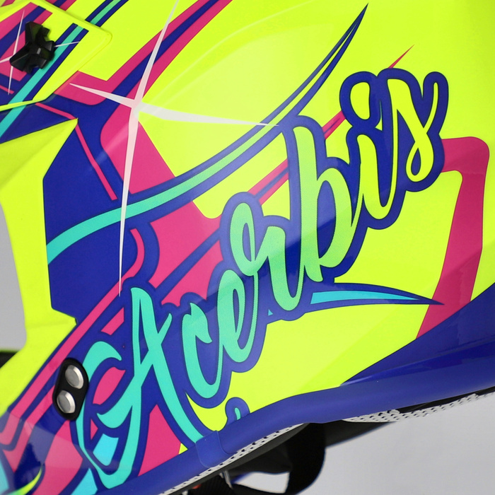 Acerbis Helm LINEAR GRAPHIC homologation ECE/ONU 22-06 Cross Enduro Quad