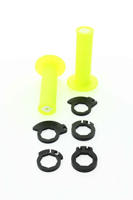 ODI Griffe HALF-WAFFLE V2 Lock-On Grip Satz für 2T und 4T Motorrad Enduro / MX