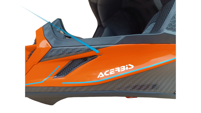 Acerbis Helm Steel Carbon 2206 Cross Enduro Quad mit ästhetischem Defekt XXL