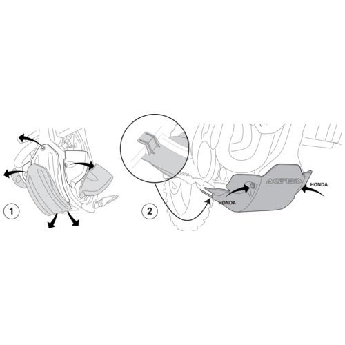 Acerbis Motorschutz CRF 450R 2005 - 2008