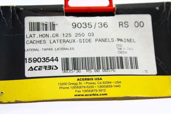 New Seitenteile year prod.2003 Honda CR 125-250 2003 Vintage