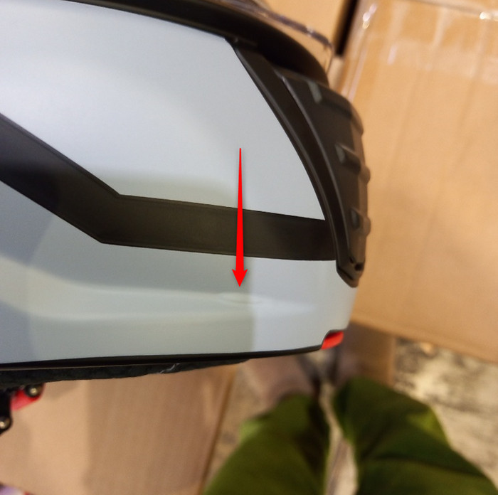 SALE Acerbis Helm Modular TDC ACERBIS with a slight paint defect