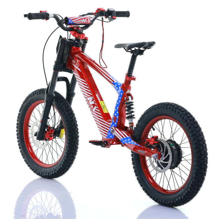 NAI e-BRO 18 electric motorcycle for kids model 2025
